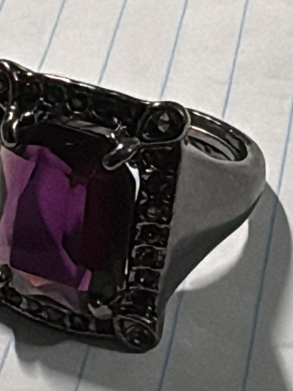 Gothic Victorian COCKTALE RING - Picture 2 of 3